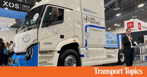 Lion Electric Introduces Battery-Electric Class 8 Tractor | Transport Topics