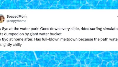 25 Tweets About Braving A Water Park With Kids