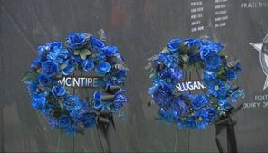 Officer Sean Sluganski, Chief Justin McIntire added to memorial for fallen officers in Pittsburgh