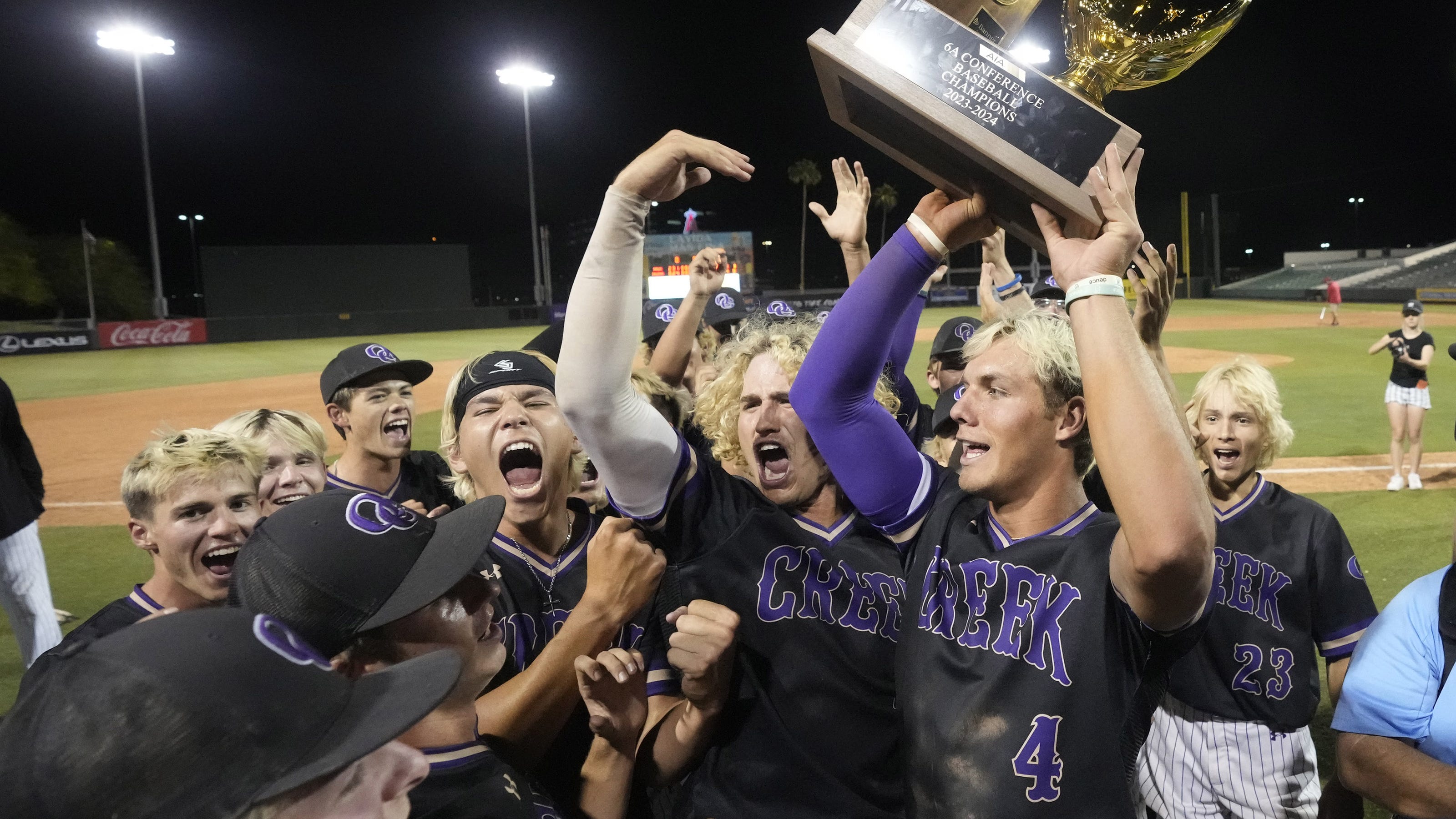 Queen Creek wins 6A state baseball championship in 10th over Sandra Day O'Connor