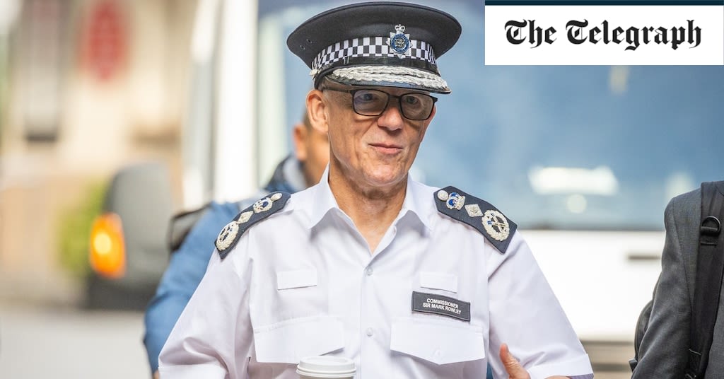 Met Police is ‘shrinking organisation’, Sir Mark Rowley says