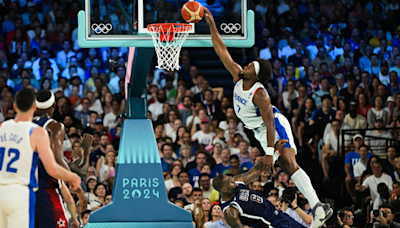 WATCH: LeBron James posterized by Guerschon Yabusele as France star throws down best dunk of 2024 Olympics