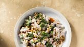 Skip the mayonnaise for an elevated take on chicken salad