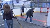 Fans flock to NHL Fan Village before Seattle Kraken face Vegas in Winter Classic