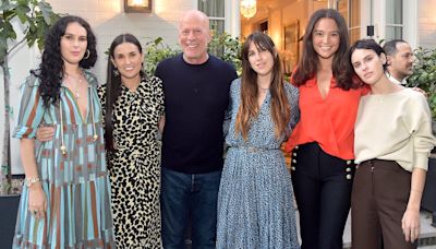 Bruce Willis Celebrated on Father's Day by Demi Moore and Daughters