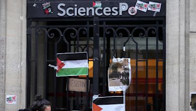 Estudiantes propalestinos abandonan pacíficamente un edificio universitario en París