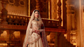 Radhika Merchant's Bridal Look OUT! Youngest Ambani Bahu Dons Zardozi Cut Ivory Lehenga With 80-Inch Trail On Wedding