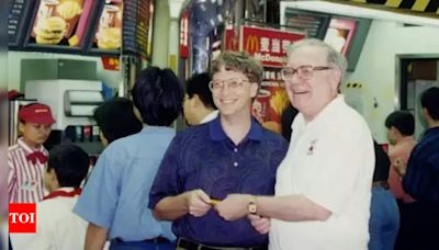 The exclusive world of McDonald's Gold Card: Bill Gates vs Warren Buffett, the big difference - Times of India