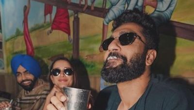 Vicky Kaushal And Team Bad Newz Take A Lassi Break In Chandigarh