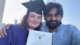 Pawan Kalyan's wife Anna Lezhneva rejoices as she receives Master of Arts Degree from University of Singapore