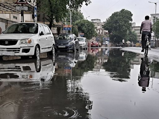 Waterlogging in Ahmedabad as monsoon intensifies across Gujarat