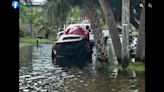 Electric cars soaked by saltwater from hurricane go up in flames, Florida officials say