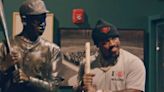 Marshawn Lynch and Pat Mahomes Sr. visited the Negro Leagues Baseball Museum