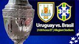 ¿A qué hora juega Uruguay vs. Brasil hoy por cuartos de final de la Copa América 2024?