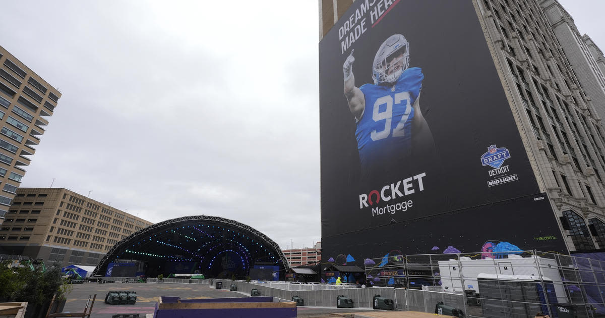 Final preparations underway in downtown Detroit ahead of 2024 NFL Draft