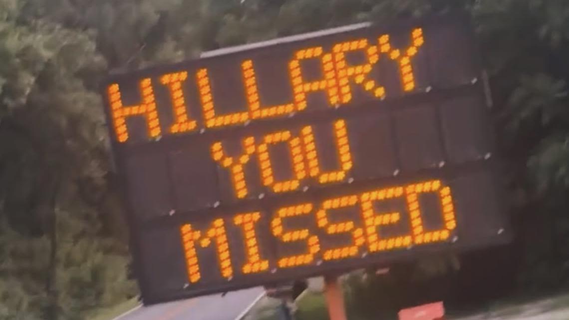 Traffic sign in Monroe hacked, changed to offensive message