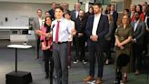 Why was Prime Minister Justin Trudeau in Oakville April 24?