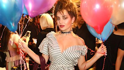 Great Outfits in Fashion History: Charli XCX in a Stripey Vivienne Westwood Set