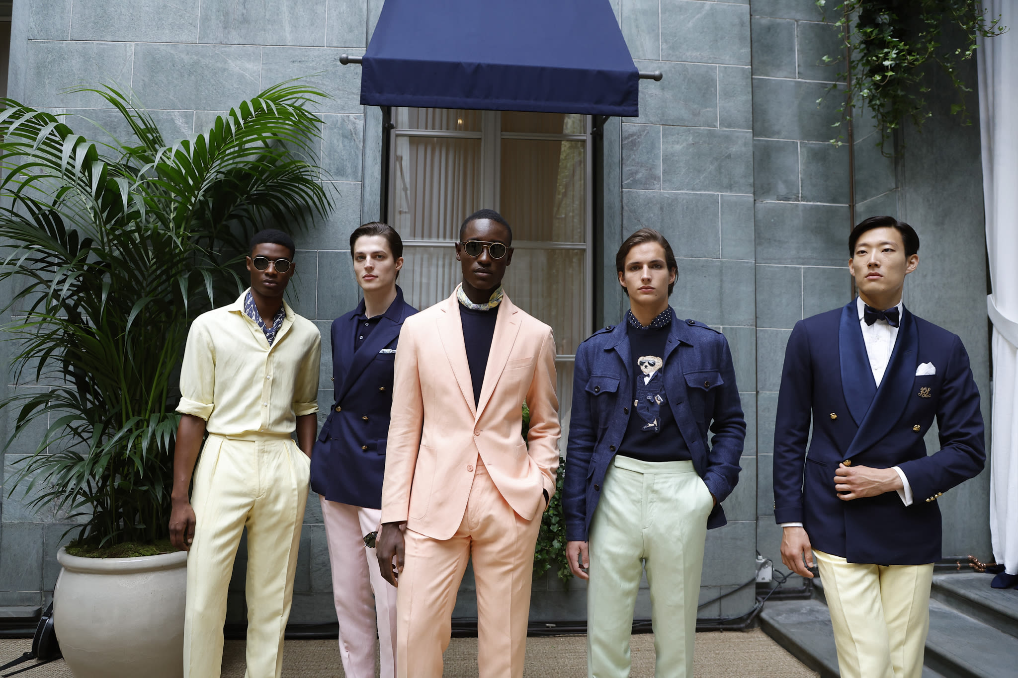 With Blue and White, Ralph Lauren Evoked the French Riviera for Spring 2025