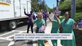 Hospital workers picket over Westchester Medical Center Health Network layoffs