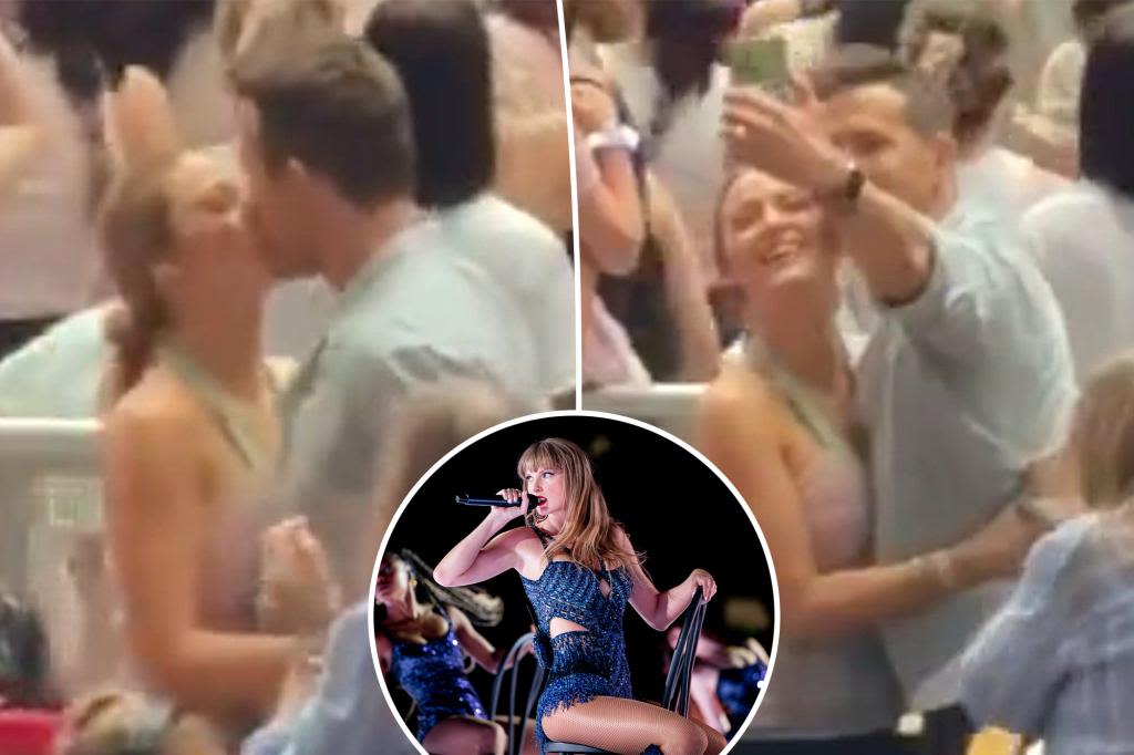 Blake Lively, Ryan Reynolds pack on PDA during second night of Taylor Swift’s Eras Tour in Spain