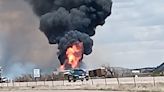 Highway back open after train carrying propane derails at Arizona-New Mexico state line