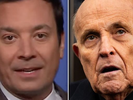 Jimmy Fallon Cracks Ink-Credible Gag About Rudy Giuliani’s New Legal Woe