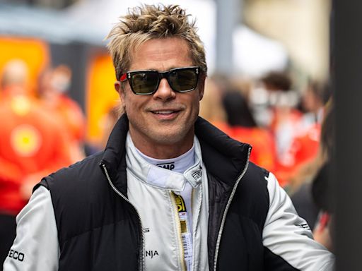 Brad Pitt Suits Up for Formula One Movie at British Grand Prix