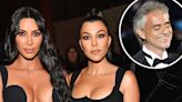 Andrea Bocelli Weighs in on Kim Kardashian and Kourtney Kardashian's Feud