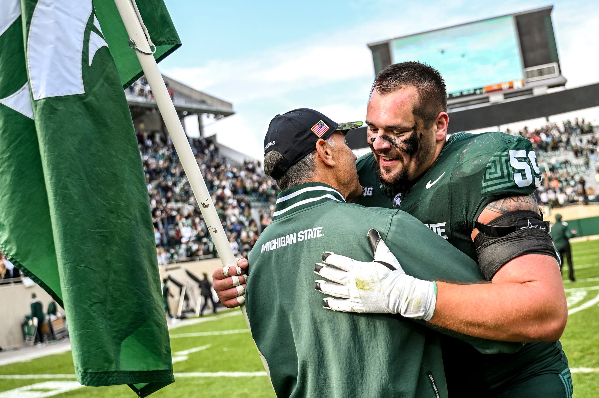 NFL draft: Michigan State football C Nick Samac selected by Baltimore in 7th round