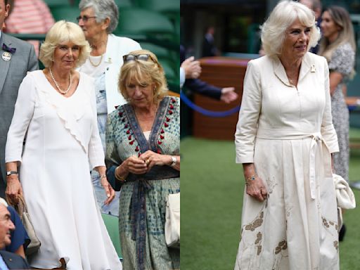 Queen Camilla’s Wimbledon Looks Through the Years: Playful Animal Prints, Wimbledon Whites and More