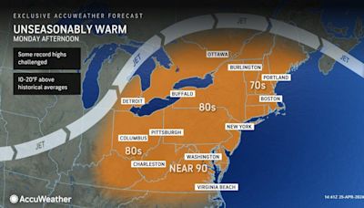 Spring fever: Northeast cities chasing 90-degree highs