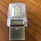 Kingston 金士頓 DTDUO3C 64GB USB3.1 OTG 隨身碟 64G Type-C 用過一次 無盒裝