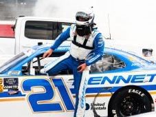 Austin Hill 'on the cusp' after runner-up day, leaves Darlington with Xfinity points lead