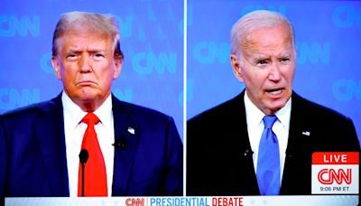 Trump, for now, is ceding the spotlight to Biden as the president’s campaign reels from bad debate