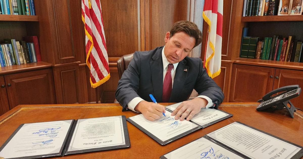 Florida's DeSantis signed 18 bills into law from busy legislative session