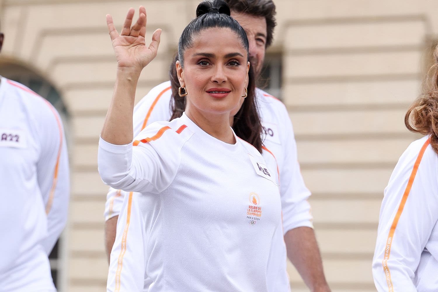 Salma Hayek Carries the Olympic Flame, Plus Rihanna, Chris Hemsworth, Camila Cabello and More