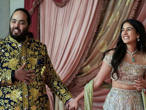 Global elite flock to extravagant Indian wedding of billionaire Ambani's son