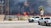 Wildfire in San Bernardino County continues burning near California-Arizona border