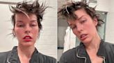 Milla Jovovich Gives Herself Edgy New Haircut with Clippers: 'I Needed a Change'