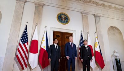 President Joe Biden hosts trilateral summit with Philippines, Japanese leaders