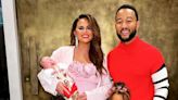 Chrissy Teigen and John Legend Coordinated in Red and Pink for Valentine’s Day