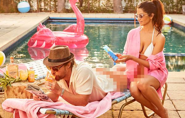 Camila and Matthew McConaughey Go Pantless by the Pool in New Photo: 'Burnt Buns Are No Fun'