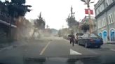 Dashcam video captures moment deadly earthquake strikes China’s Sichuan province