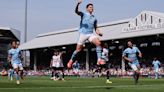 City eye fourth successive title after rout of Fulham, Burnley relegated