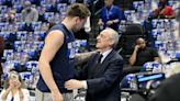 Dallas Mavericks' Luka Doncic Welcomes Real Madrid President at NBA Playoff Game