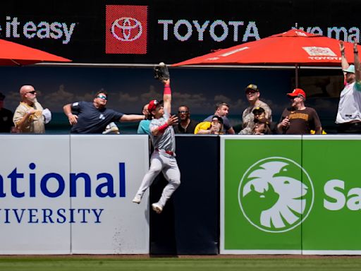 Stuart Fairchild's sensational catch robs Manny Machado of a 3-run homer