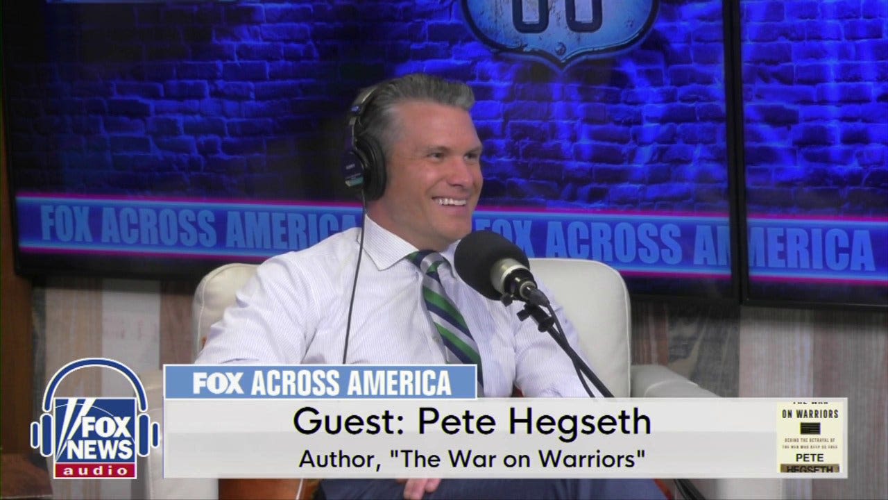 Pete Hegseth Stops By To Discuss His New Book, 'The War On Warriors'