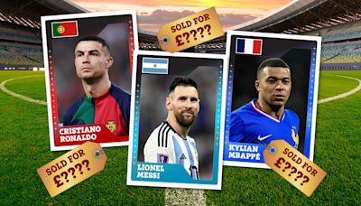 Most valuable and rare football stickers worth up to £56,000 including Messi