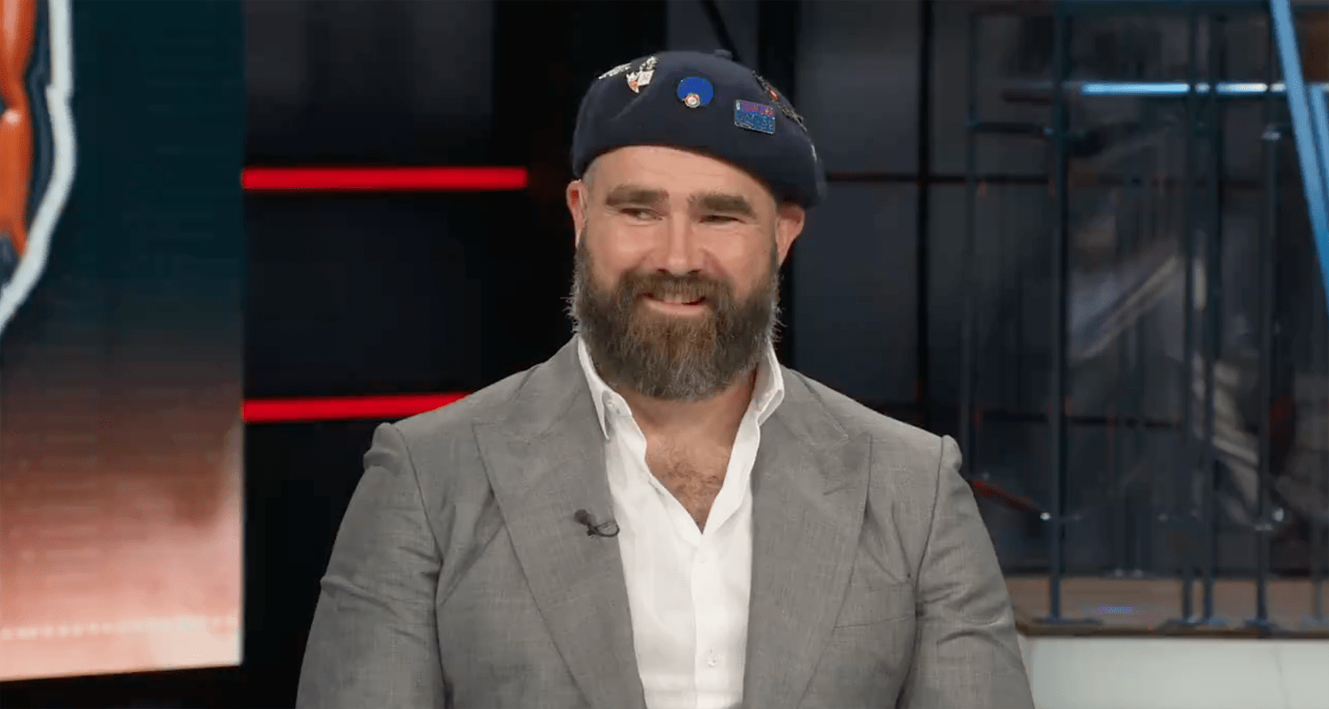 Jason Kelce shows off beret for ESPN debut: ‘I'm still on Paris time’